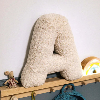 ABC Lambswool Letter Pillow